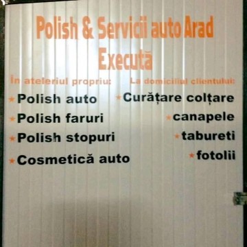 Polish & cosmetica auto Arad
