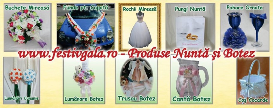 Produse Nuntă și Botez Festiv-Gala