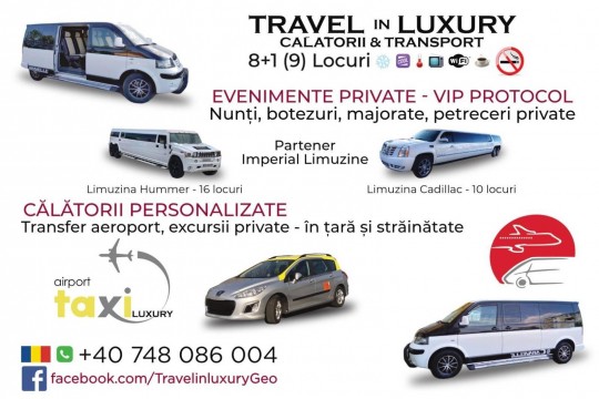 Călătorii personalizate & Transport de persoane în regim VIP