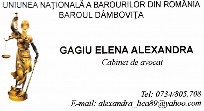 Cabinet de avocat "Gagiu Elena Alexandra"