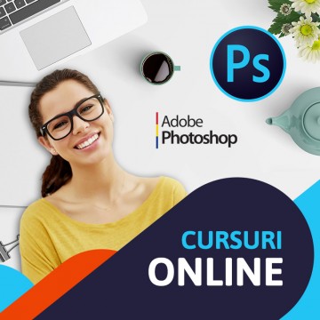 Cursuri online de grafica pe calculator cu Adobe Photoshop
