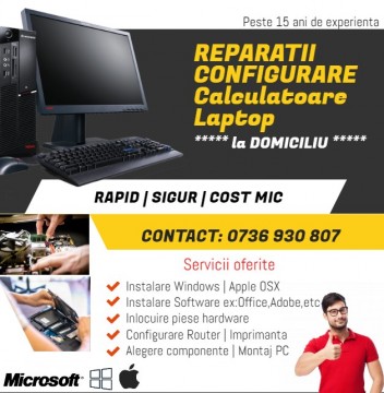 Service IT Reparatii Pc Laptop Instalare Windows