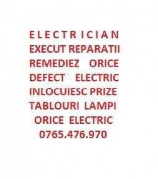 Electrician remediez rapid orice defet electric,orice lucrare electrica