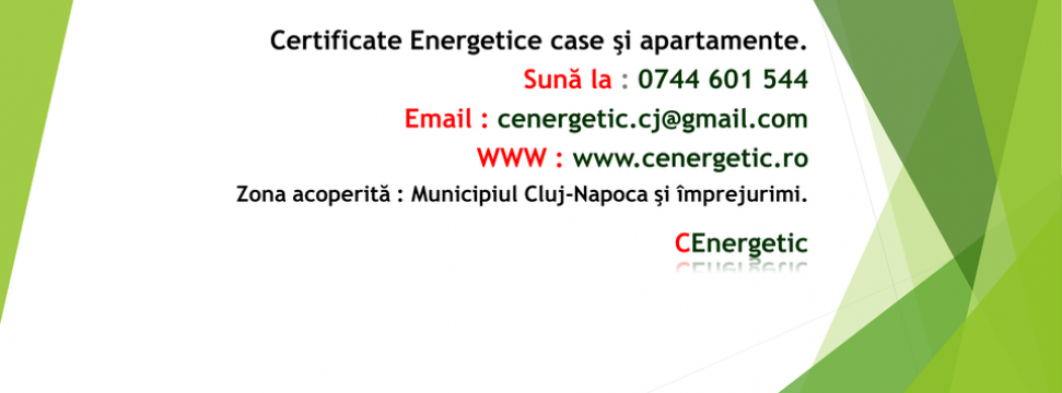 Certificat Energetic Cluj - CEnergetic