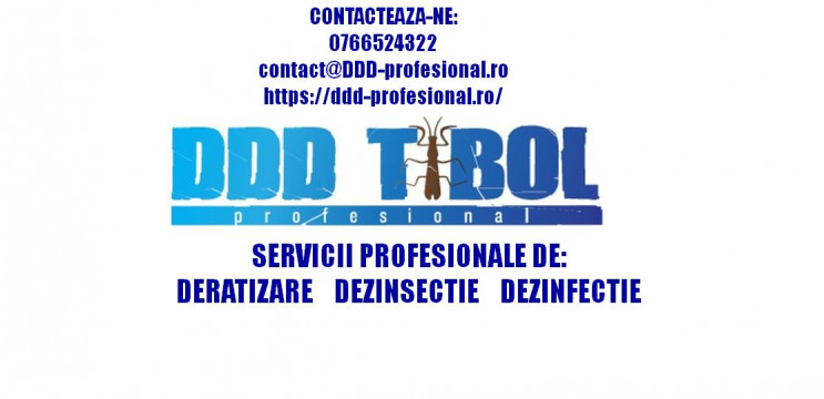 DDD Tibol Profesional - servicii deratizare, dezinsectie, dezinfectie