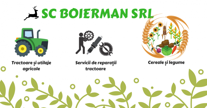 Boierman SRL-Tractoare, utilaje,atelier reparații și agricultură