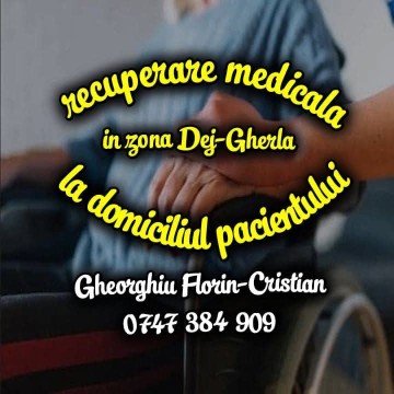 Kinetoterapie la domiciliul pacientului, deplasări în zona Dej-Gherla și împrejurimi
