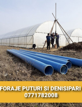 FORAJE PUTURI APA și denisipari