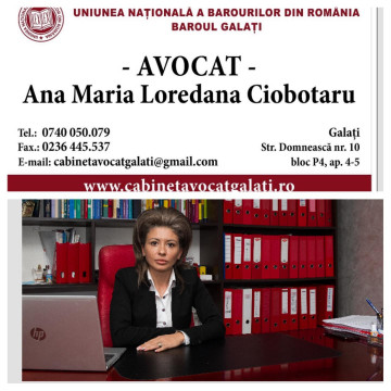 Cabinet Individual de Avocatura  Ana -Maria Loredana Ciobotaru
